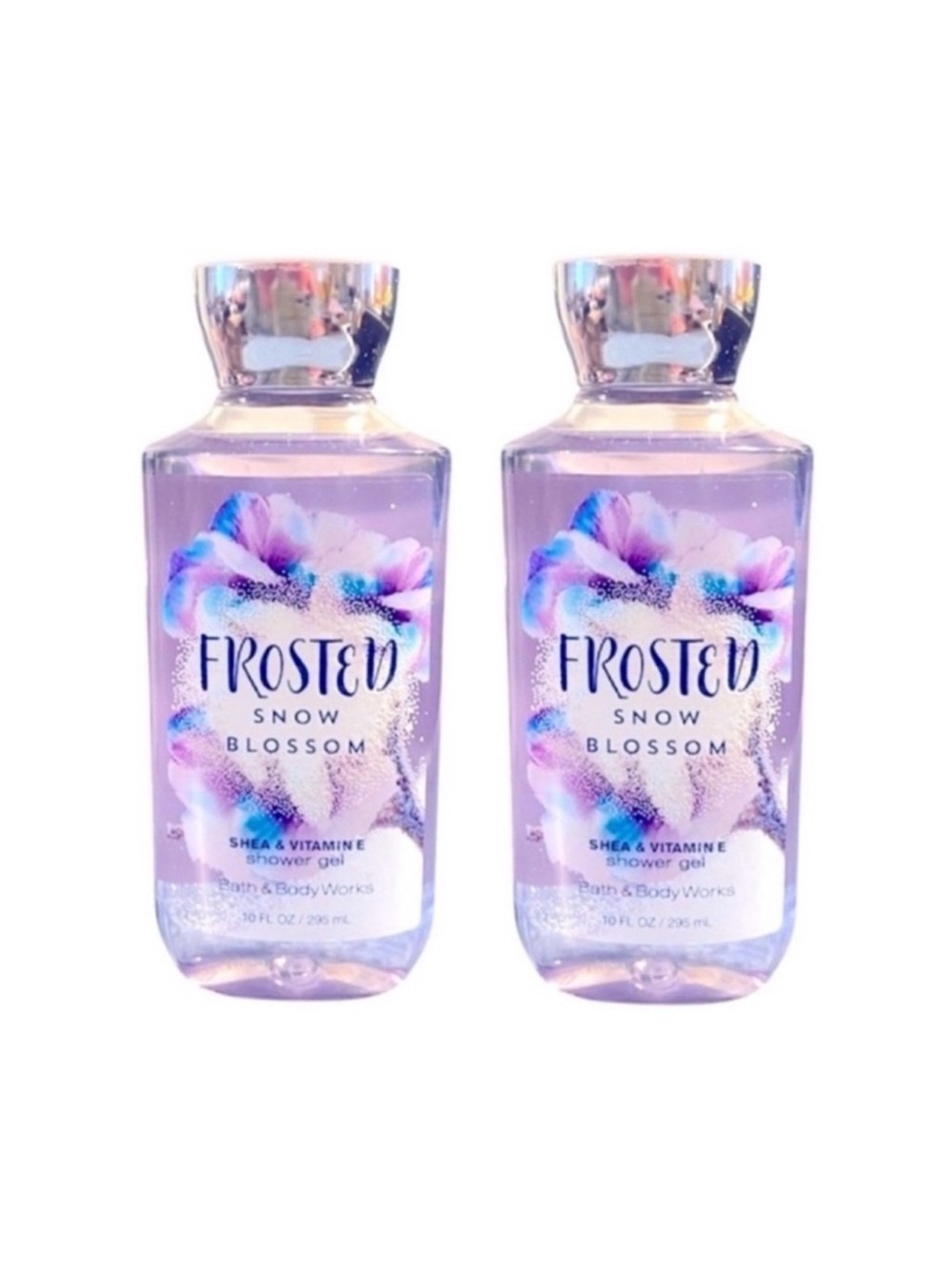 2 Frosted Snow Blossom Body Wash Shower Gel